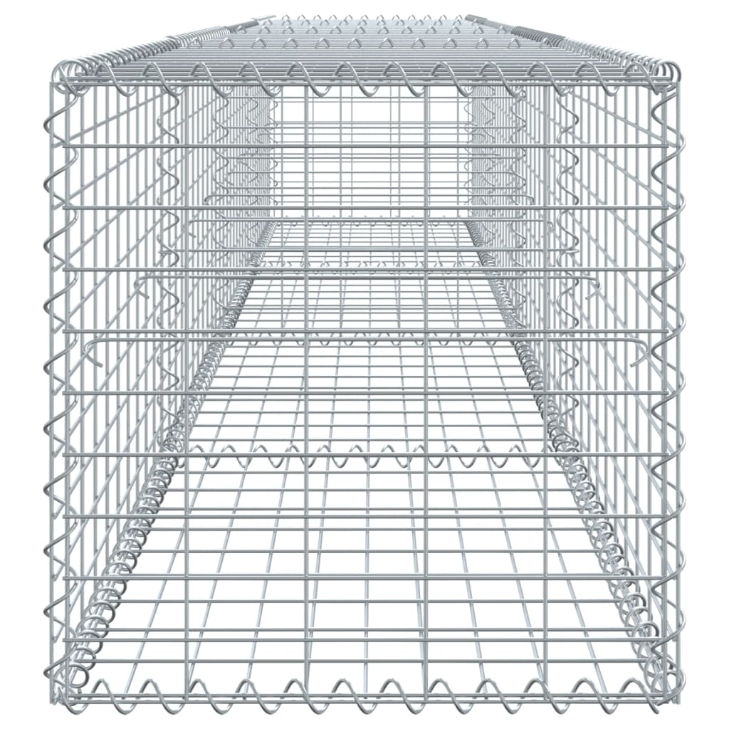 Gabiono krepšys su dangčiu, 400x50x50cm, galvanizuota geležis Gabiono krepšys su dangčiu, 400x50x50cm, galvanizuota geležis - Image 4