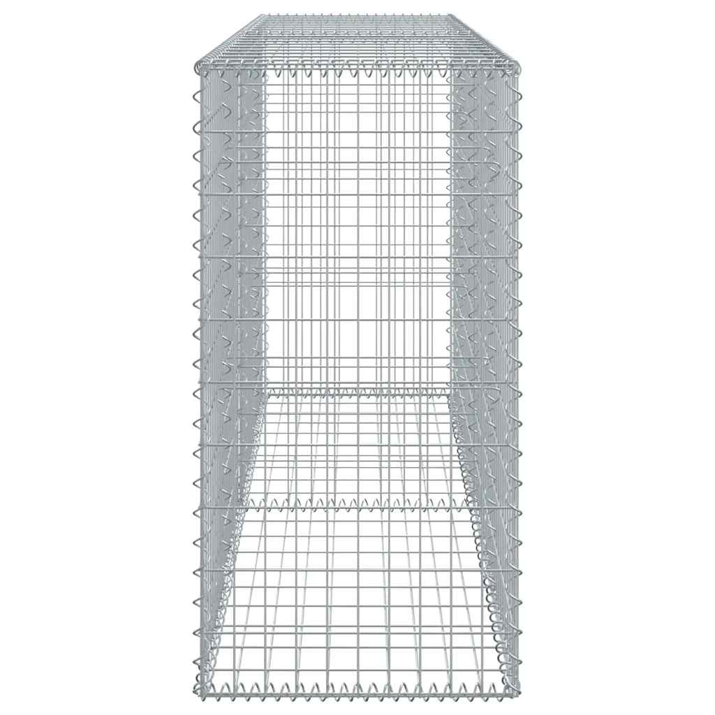 Gabiono krepšys su dangčiu, 200x50x100cm, galvanizuota geležis Gabiono krepšys su dangčiu, 200x50x100cm, galvanizuota geležis - Image 4