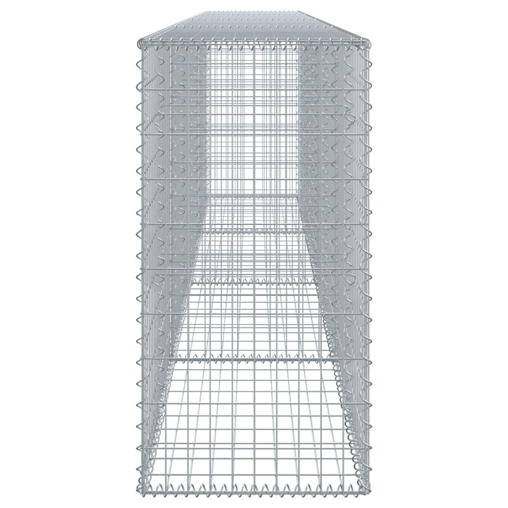 Gabiono krepšys su dangčiu, 400x50x100cm, galvanizuota geležis Gabiono krepšys su dangčiu, 400x50x100cm, galvanizuota geležis - Image 4