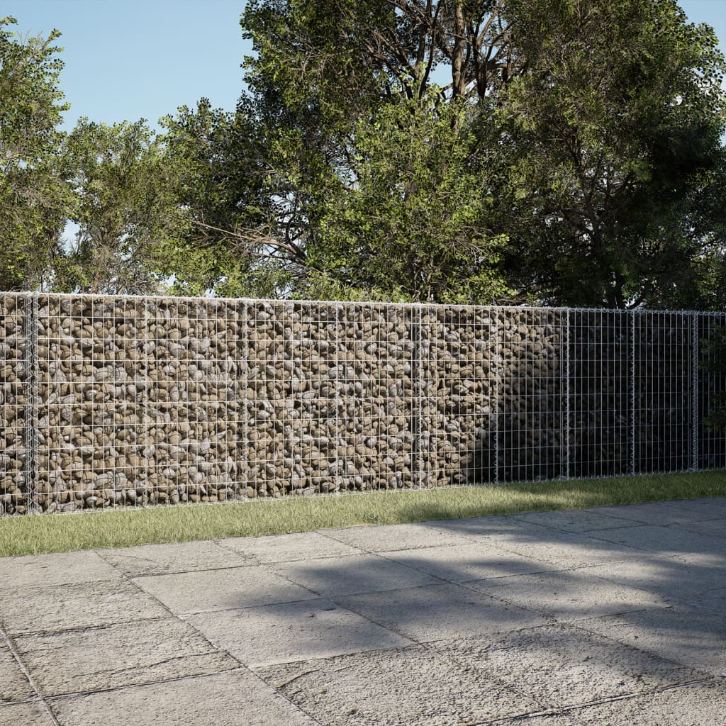 Gabiono krepšys su dangčiu, 400x50x100cm, galvanizuota geležis Gabiono krepšys su dangčiu, 400x50x100cm, galvanizuota geležis - Image 2