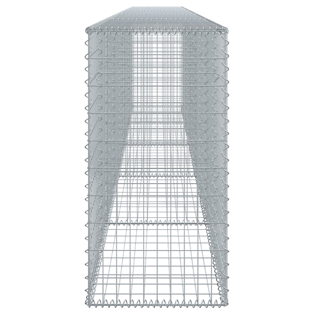 Gabiono krepšys su dangčiu, 500x50x100cm, galvanizuota geležis Gabiono krepšys su dangčiu, 500x50x100cm, galvanizuota geležis - Image 4