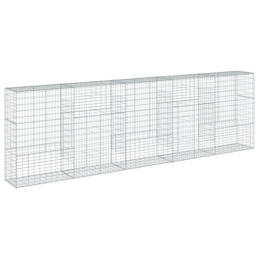 Gabiono krepšys su dangčiu, 500x50x150cm, galvanizuota geležis Gabiono krepšys su dangčiu, 500x50x150cm, galvanizuota geležis - Image 5