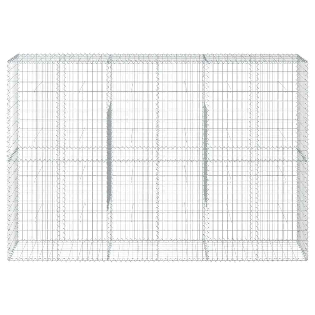 Gabiono krepšys su dangčiu, 300x50x200cm, galvanizuota geležis Gabiono krepšys su dangčiu, 300x50x200cm, galvanizuota geležis - Image 3