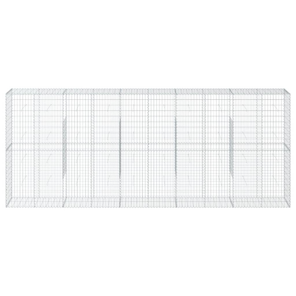 Gabiono krepšys su dangčiu, 500x50x200cm, galvanizuota geležis Gabiono krepšys su dangčiu, 500x50x200cm, galvanizuota geležis - Image 3