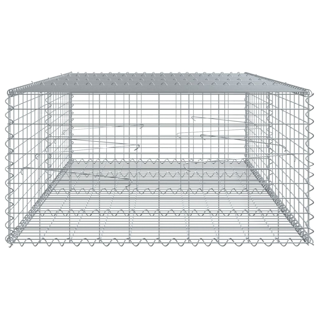Gabiono krepšys su dangčiu, 200x100x50cm, galvanizuota geležis Gabiono krepšys su dangčiu, 200x100x50cm, galvanizuota geležis - Image 4