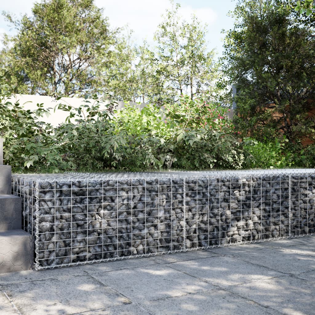 Gabiono krepšys su dangčiu, 200x100x50cm, galvanizuota geležis Gabiono krepšys su dangčiu, 200x100x50cm, galvanizuota geležis - Image 2
