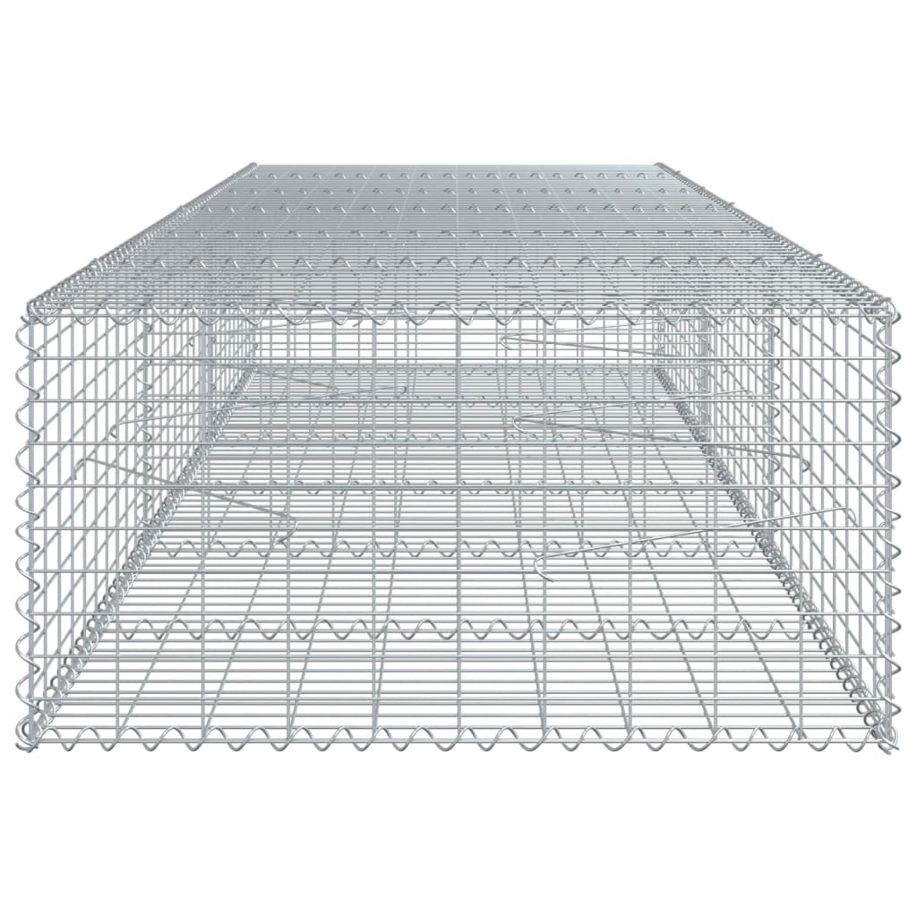 Gabiono krepšys su dangčiu, 300x100x50cm, galvanizuota geležis Gabiono krepšys su dangčiu, 300x100x50cm, galvanizuota geležis - Image 4