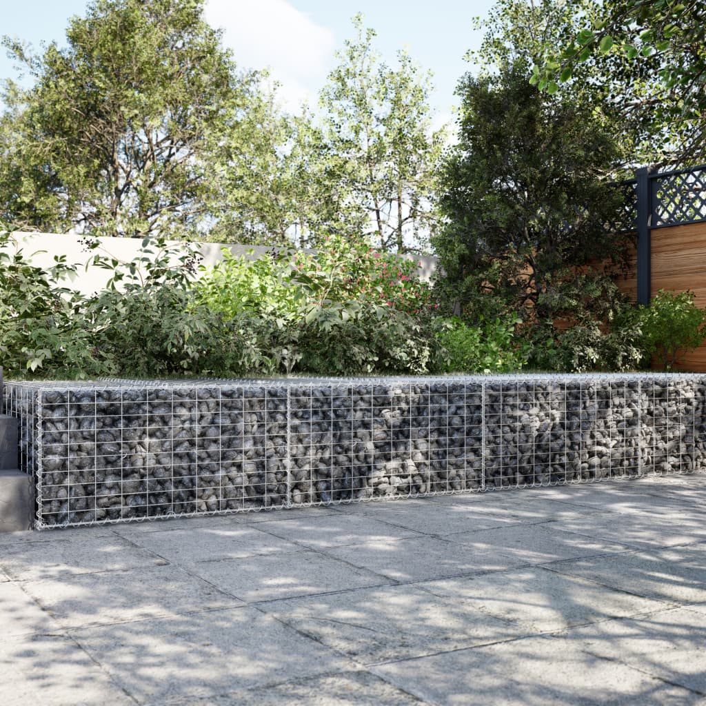 Gabiono krepšys su dangčiu, 300x100x50cm, galvanizuota geležis Gabiono krepšys su dangčiu, 300x100x50cm, galvanizuota geležis - Image 2