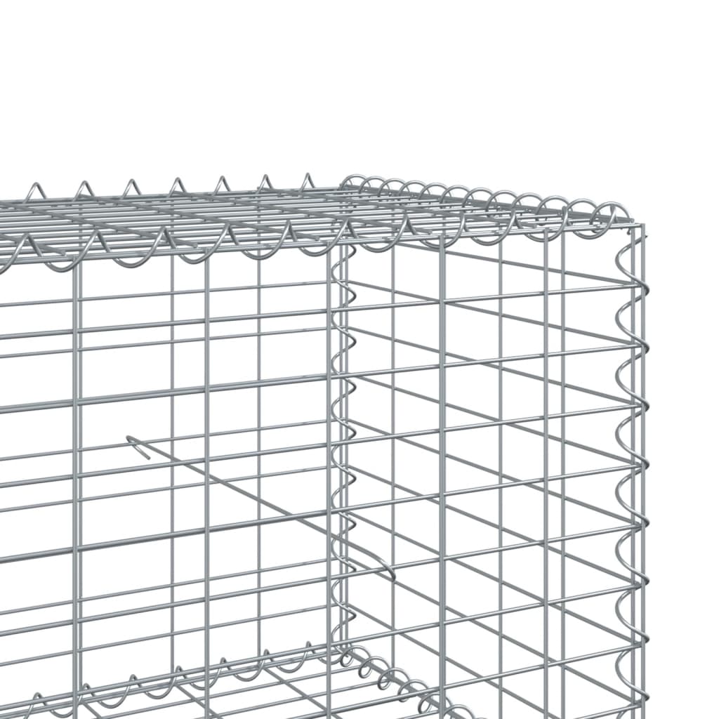Gabiono krepšys su dangčiu, 400x100x50cm, galvanizuota geležis Gabiono krepšys su dangčiu, 400x100x50cm, galvanizuota geležis - Image 6