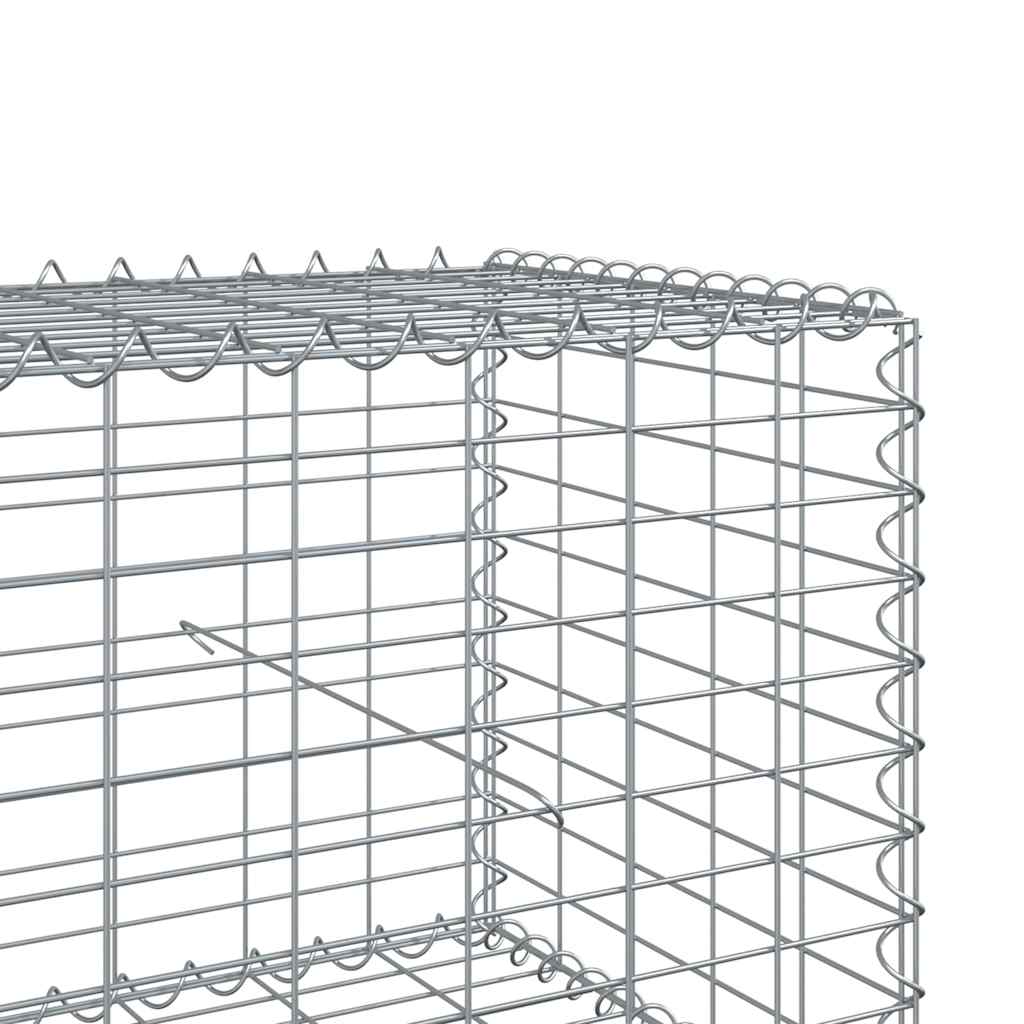 Gabiono krepšys su dangčiu, 500x100x50cm, galvanizuota geležis Gabiono krepšys su dangčiu, 500x100x50cm, galvanizuota geležis - Image 6