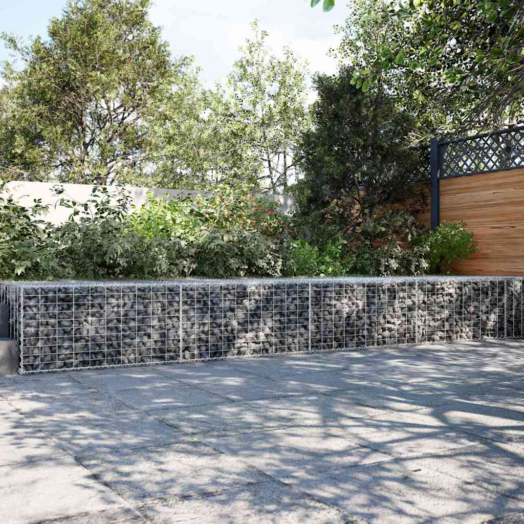 Gabiono krepšys su dangčiu, 500x100x50cm, galvanizuota geležis Gabiono krepšys su dangčiu, 500x100x50cm, galvanizuota geležis - Image 2