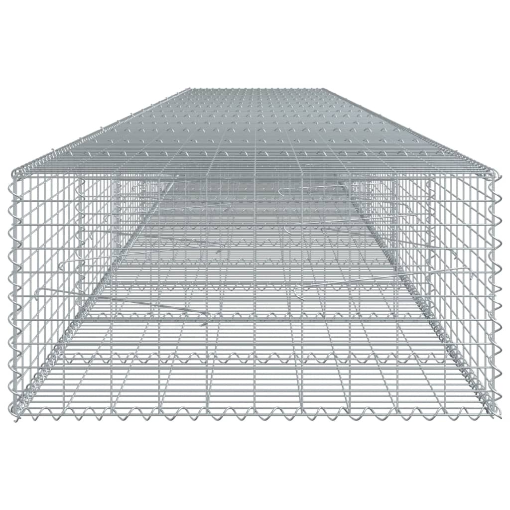 Gabiono krepšys su dangčiu, 700x100x50cm, galvanizuota geležis Gabiono krepšys su dangčiu, 700x100x50cm, galvanizuota geležis - Image 4