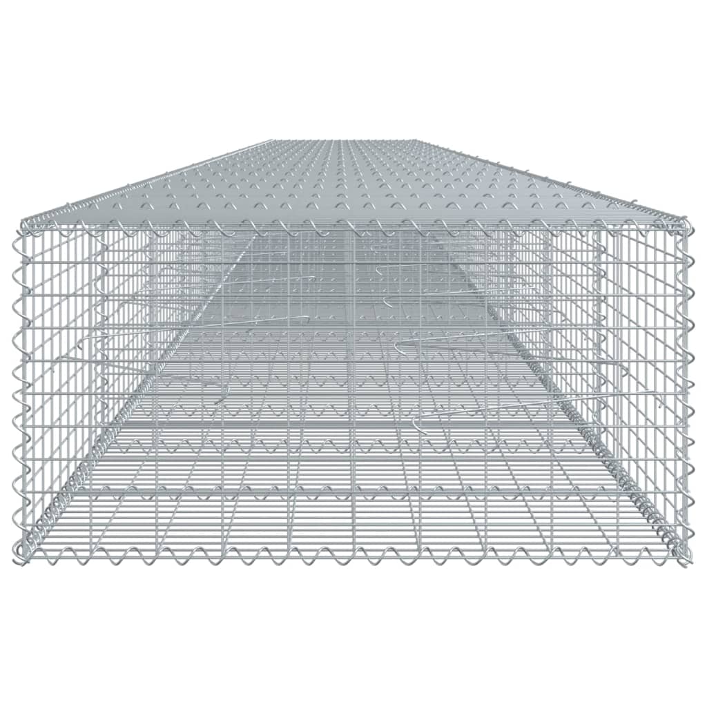 Gabiono krepšys su dangčiu, 1100x100x50cm, galvanizuota geležis Gabiono krepšys su dangčiu, 1100x100x50cm, galvanizuota geležis - Image 4