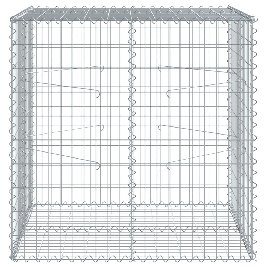 Gabiono krepšys su dangčiu, 100x100x100cm, galvanizuota geležis Gabiono krepšys su dangčiu, 100x100x100cm, galvanizuota geležis - Image 4