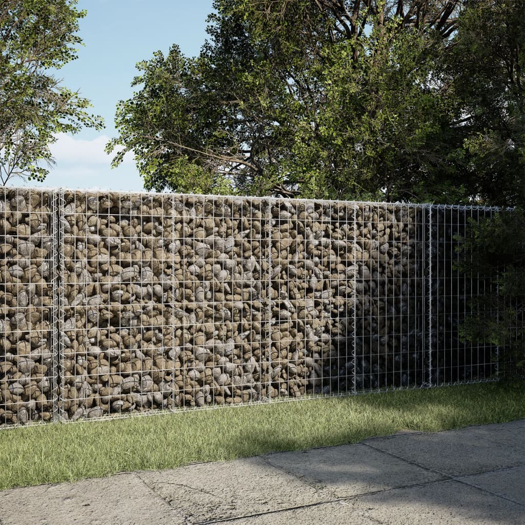 Gabiono krepšys su dangčiu, 250x100x100cm, galvanizuota geležis Gabiono krepšys su dangčiu, 250x100x100cm, galvanizuota geležis - Image 2