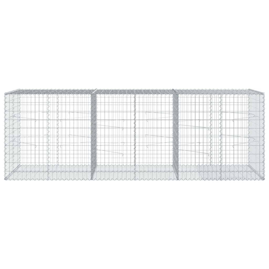 Gabiono krepšys su dangčiu, 300x100x100cm, galvanizuota geležis Gabiono krepšys su dangčiu, 300x100x100cm, galvanizuota geležis - Image 3