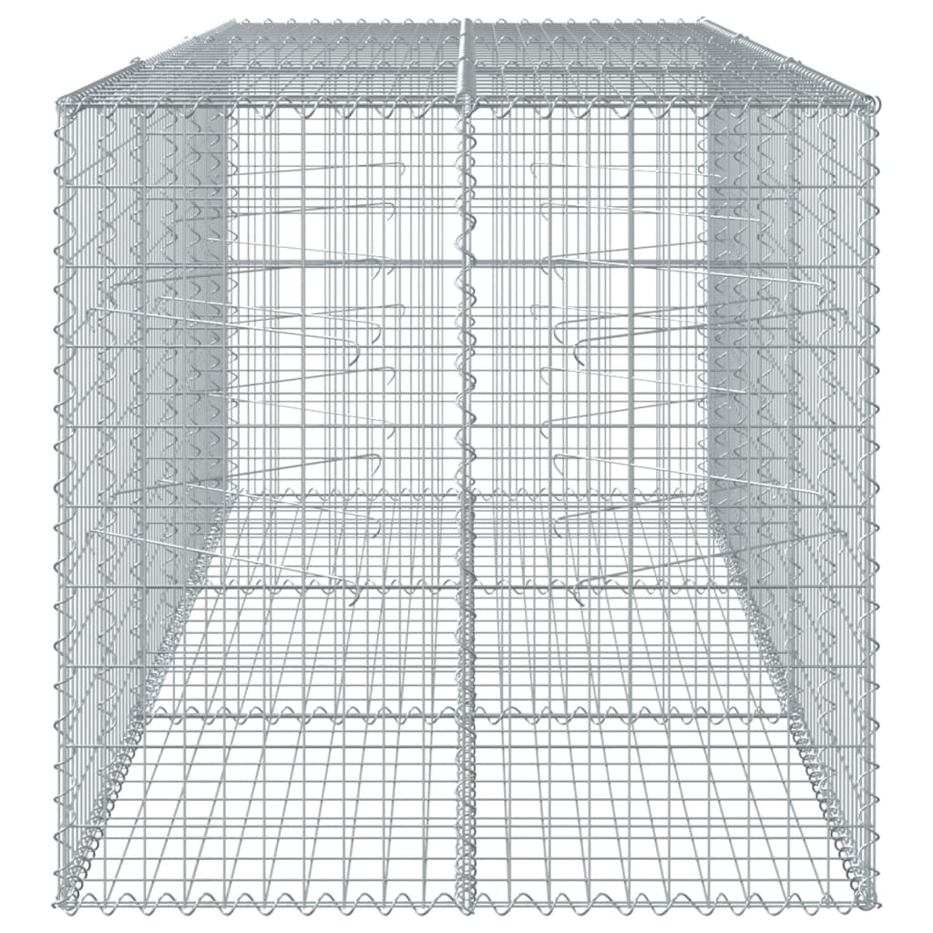 Gabiono krepšys su dangčiu, 300x100x100cm, galvanizuota geležis Gabiono krepšys su dangčiu, 300x100x100cm, galvanizuota geležis - Image 4