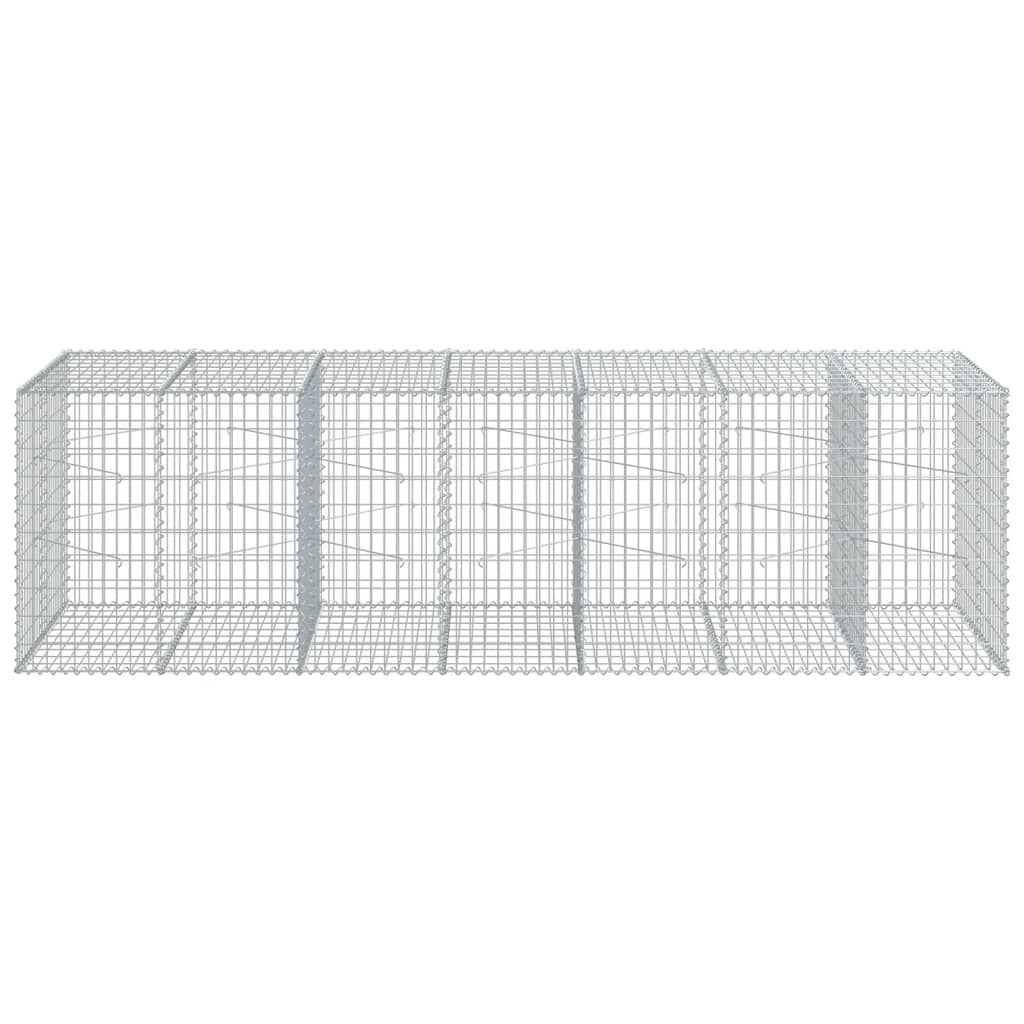 Gabiono krepšys su dangčiu, 350x100x100cm, galvanizuota geležis Gabiono krepšys su dangčiu, 350x100x100cm, galvanizuota geležis - Image 3