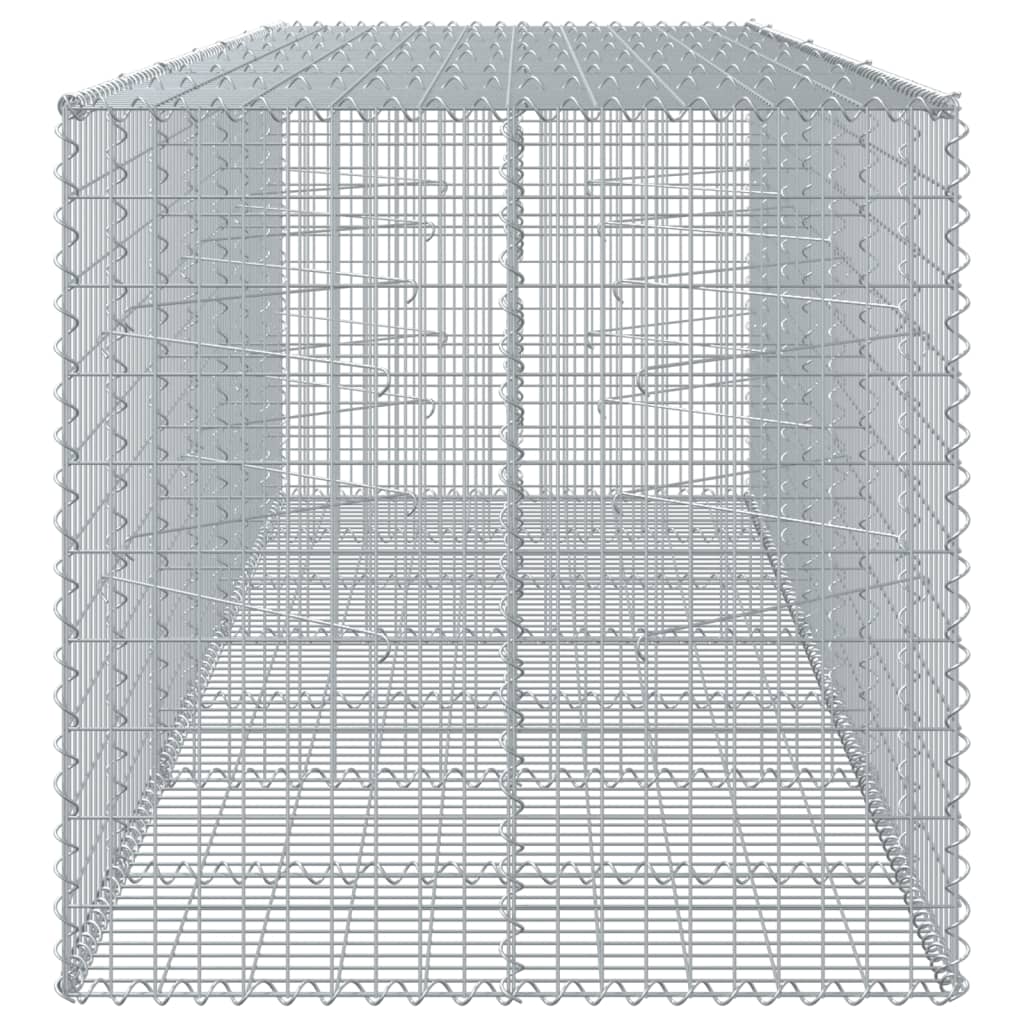 Gabiono krepšys su dangčiu, 350x100x100cm, galvanizuota geležis Gabiono krepšys su dangčiu, 350x100x100cm, galvanizuota geležis - Image 4