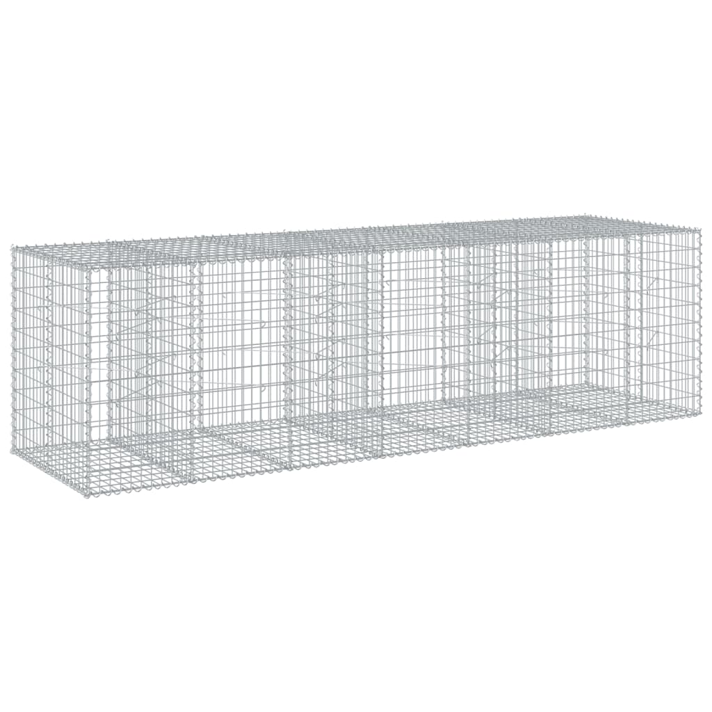 Gabiono krepšys su dangčiu, 350x100x100cm, galvanizuota geležis Gabiono krepšys su dangčiu, 350x100x100cm, galvanizuota geležis - Image 5