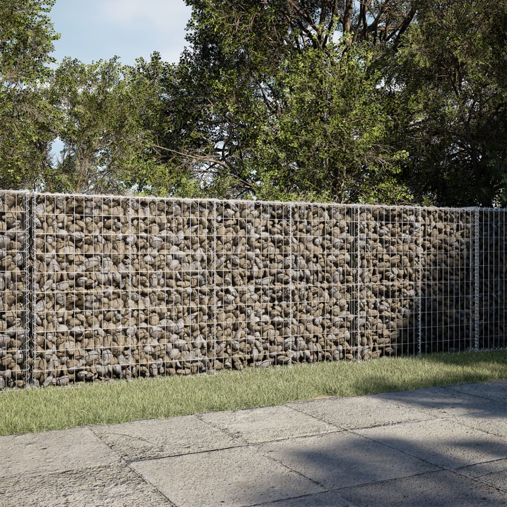 Gabiono krepšys su dangčiu, 350x100x100cm, galvanizuota geležis Gabiono krepšys su dangčiu, 350x100x100cm, galvanizuota geležis - Image 2