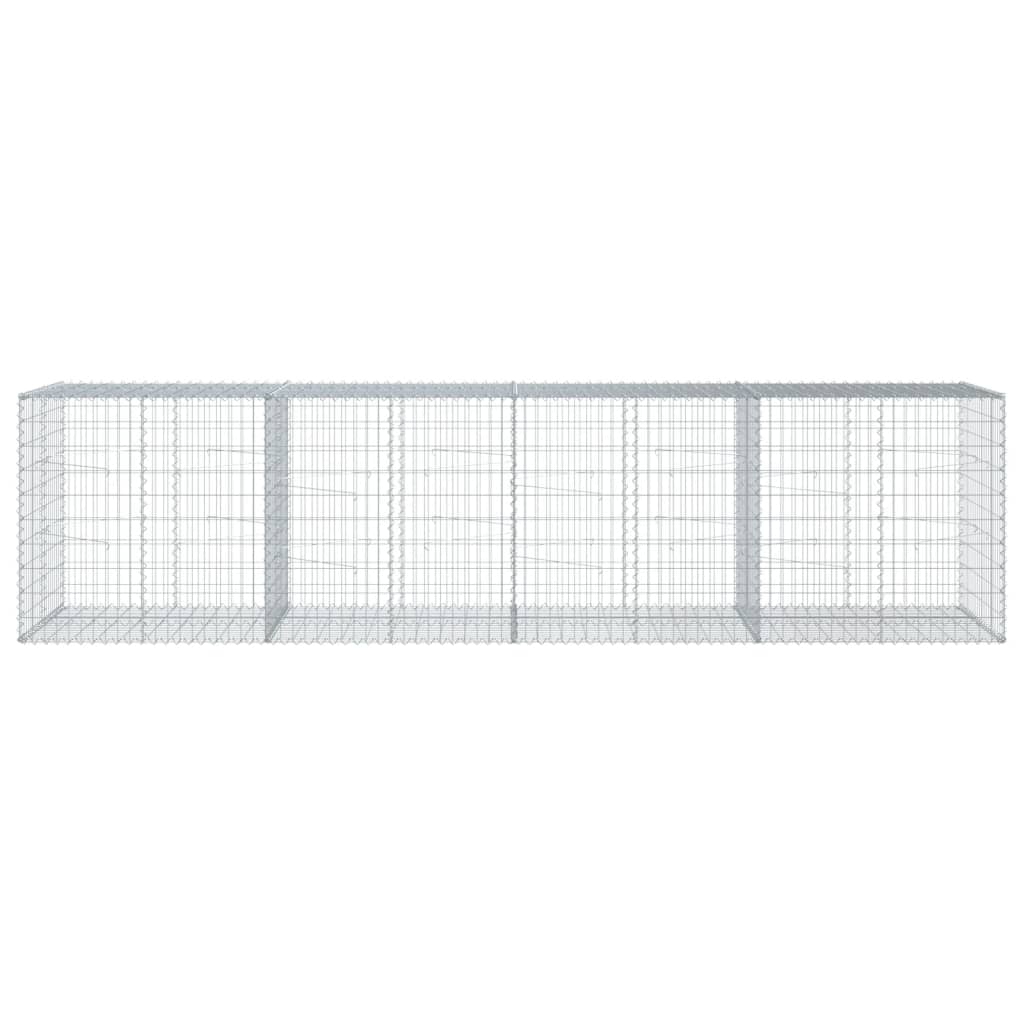 Gabiono krepšys su dangčiu, 400x100x100cm, galvanizuota geležis Gabiono krepšys su dangčiu, 400x100x100cm, galvanizuota geležis - Image 3