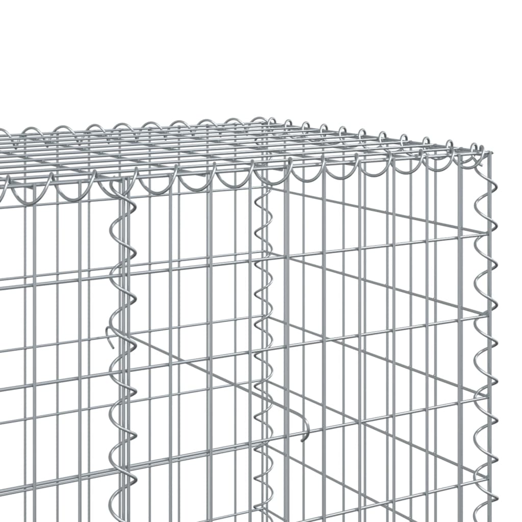Gabiono krepšys su dangčiu, 400x100x100cm, galvanizuota geležis Gabiono krepšys su dangčiu, 400x100x100cm, galvanizuota geležis - Image 6
