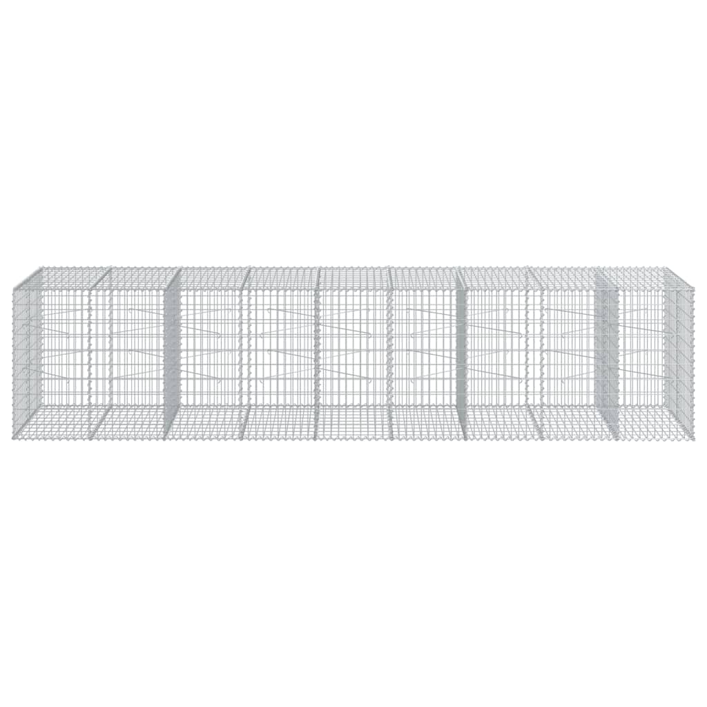 Gabiono krepšys su dangčiu, 450x100x100cm, galvanizuota geležis Gabiono krepšys su dangčiu, 450x100x100cm, galvanizuota geležis - Image 3