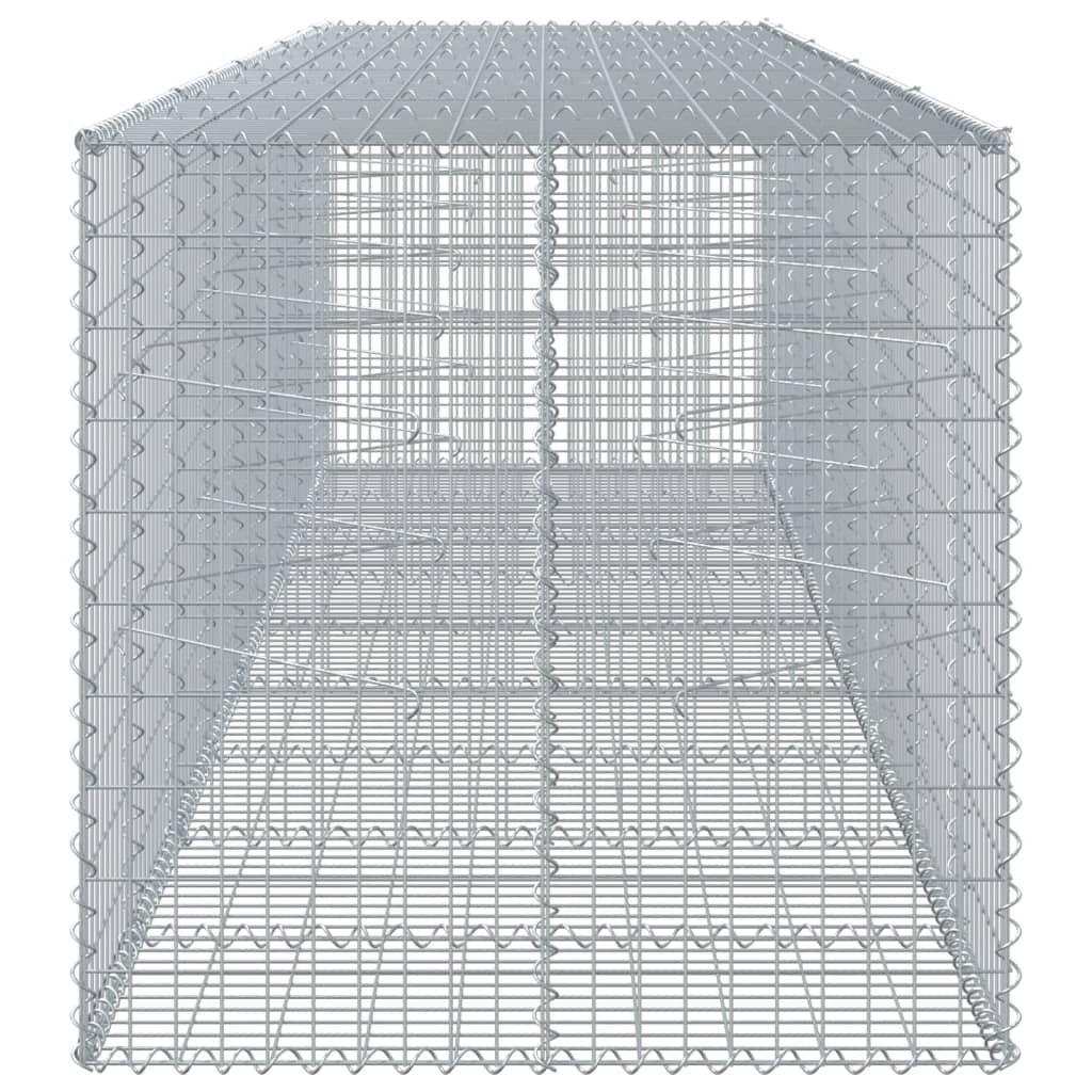 Gabiono krepšys su dangčiu, 450x100x100cm, galvanizuota geležis Gabiono krepšys su dangčiu, 450x100x100cm, galvanizuota geležis - Image 4