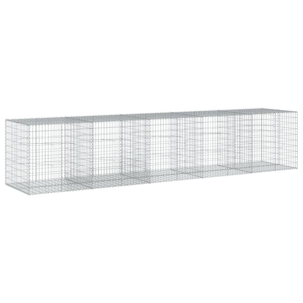 Gabiono krepšys su dangčiu, 500x100x100cm, galvanizuota geležis Gabiono krepšys su dangčiu, 500x100x100cm, galvanizuota geležis - Image 5