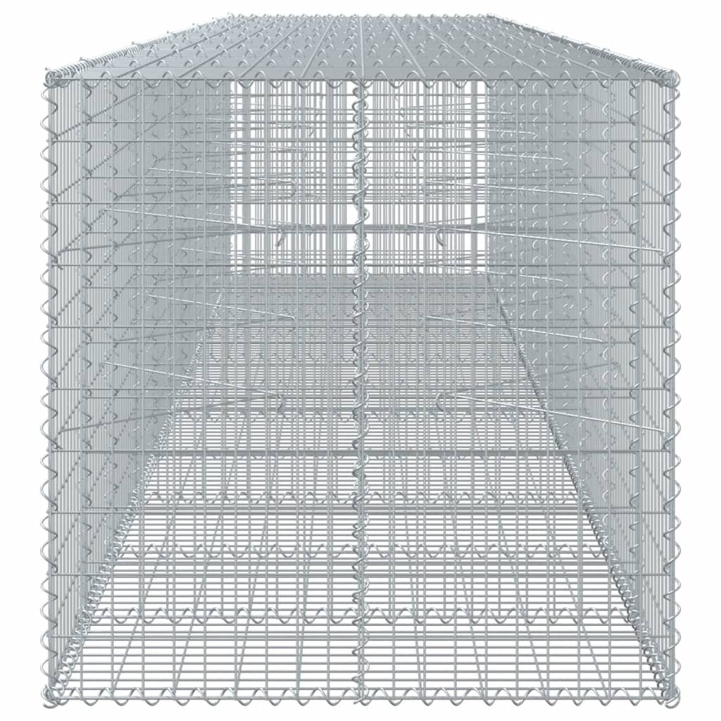 Gabiono krepšys su dangčiu, 550x100x100cm, galvanizuota geležis Gabiono krepšys su dangčiu, 550x100x100cm, galvanizuota geležis - Image 4