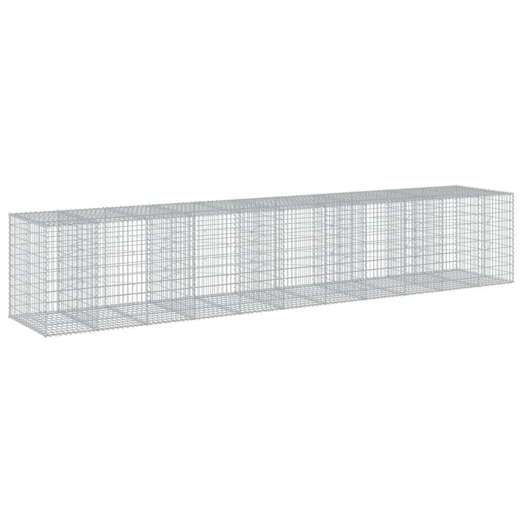 Gabiono krepšys su dangčiu, 550x100x100cm, galvanizuota geležis Gabiono krepšys su dangčiu, 550x100x100cm, galvanizuota geležis - Image 5
