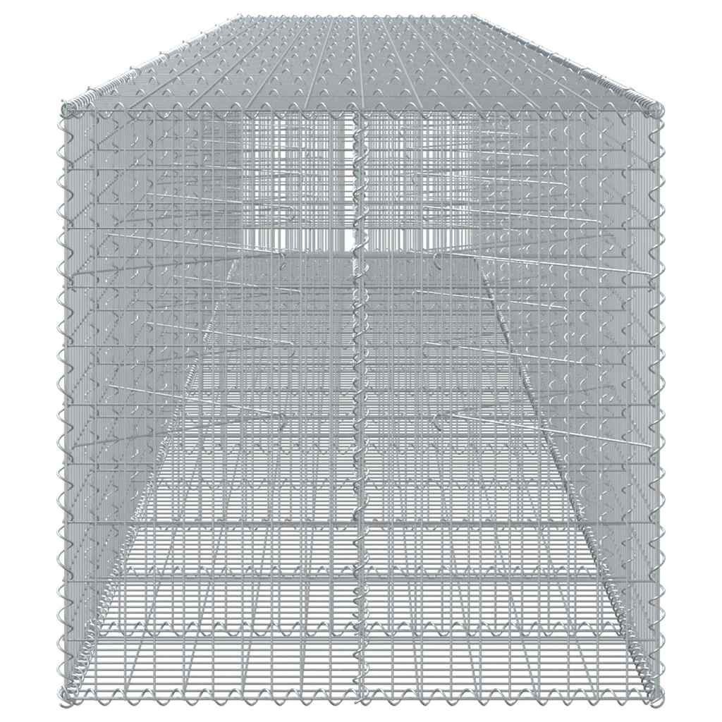 Gabiono krepšys su dangčiu, 750x100x100cm, galvanizuota geležis Gabiono krepšys su dangčiu, 750x100x100cm, galvanizuota geležis - Image 4