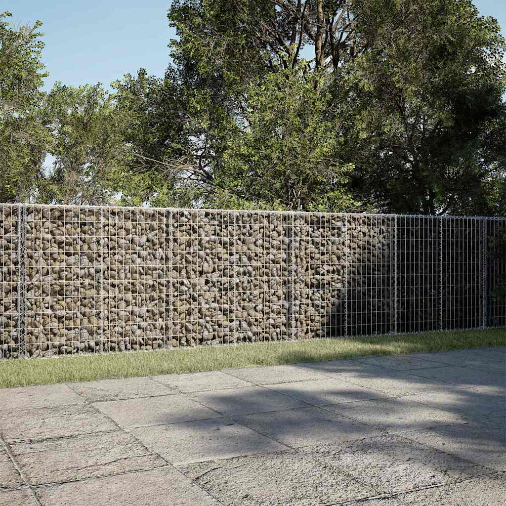 Gabiono krepšys su dangčiu, 750x100x100cm, galvanizuota geležis Gabiono krepšys su dangčiu, 750x100x100cm, galvanizuota geležis - Image 2