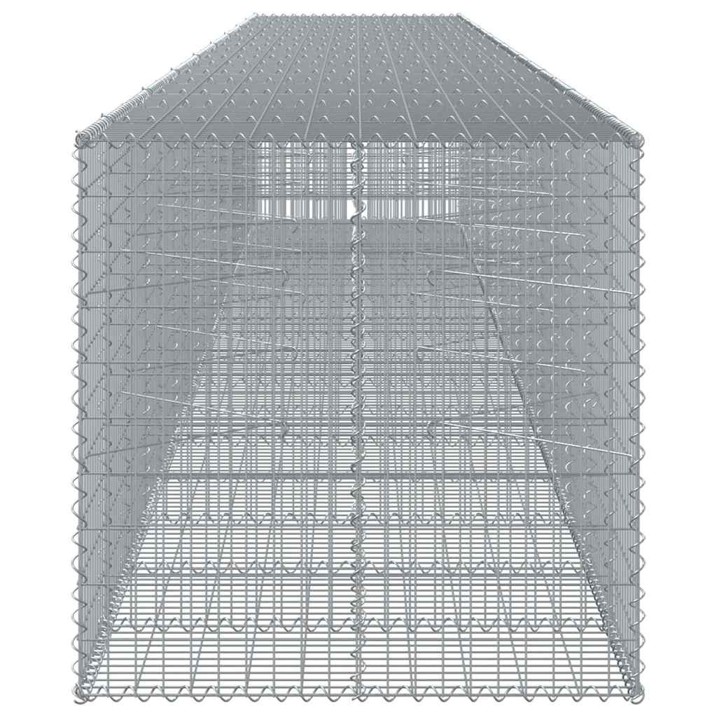 Gabiono krepšys su dangčiu, 850x100x100cm, galvanizuota geležis Gabiono krepšys su dangčiu, 850x100x100cm, galvanizuota geležis - Image 4