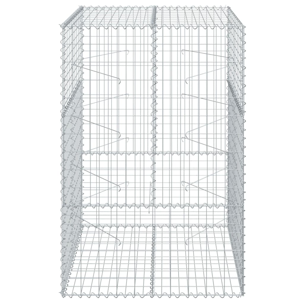 Gabiono krepšys su dangčiu, 100x100x150cm, galvanizuota geležis Gabiono krepšys su dangčiu, 100x100x150cm, galvanizuota geležis - Image 3