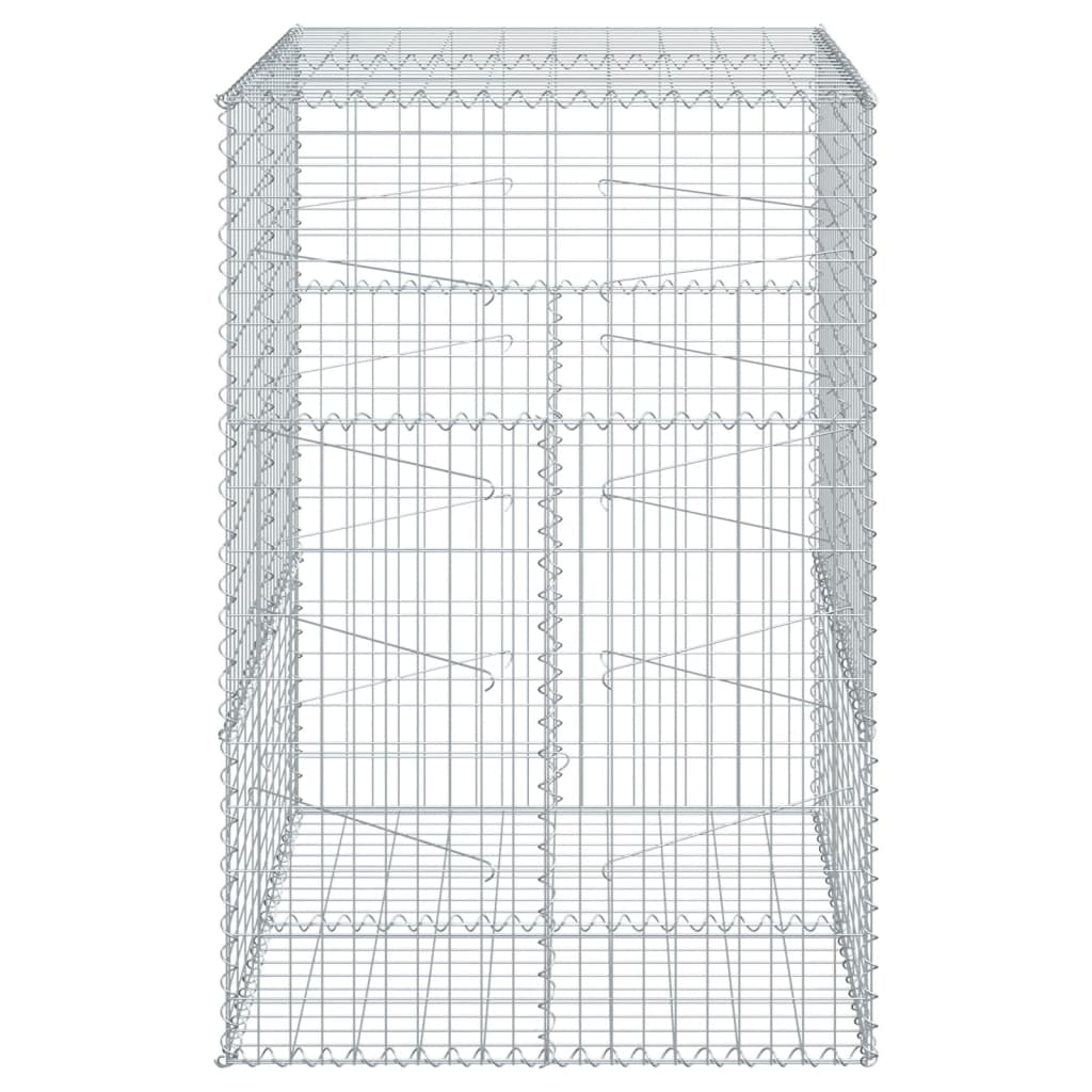 Gabiono krepšys su dangčiu, 100x100x150cm, galvanizuota geležis Gabiono krepšys su dangčiu, 100x100x150cm, galvanizuota geležis - Image 4