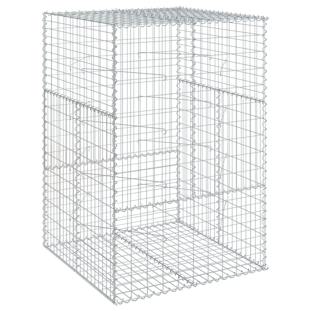 Gabiono krepšys su dangčiu, 100x100x150cm, galvanizuota geležis Gabiono krepšys su dangčiu, 100x100x150cm, galvanizuota geležis - Image 5