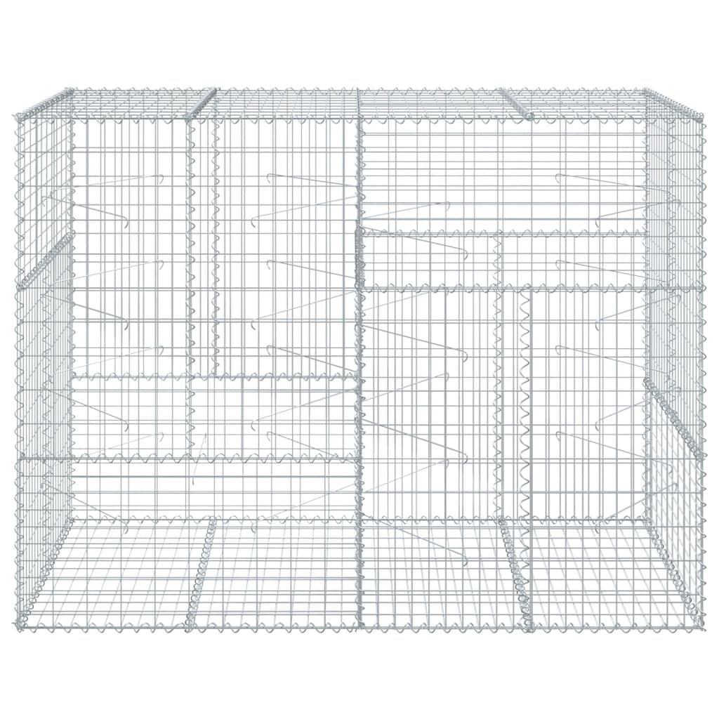 Gabiono krepšys su dangčiu, 200x100x150cm, galvanizuota geležis Gabiono krepšys su dangčiu, 200x100x150cm, galvanizuota geležis - Image 3