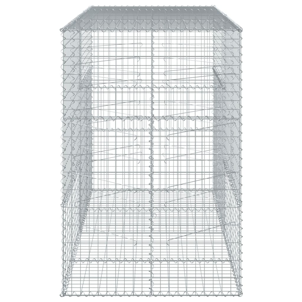 Gabiono krepšys su dangčiu, 200x100x150cm, galvanizuota geležis Gabiono krepšys su dangčiu, 200x100x150cm, galvanizuota geležis - Image 4