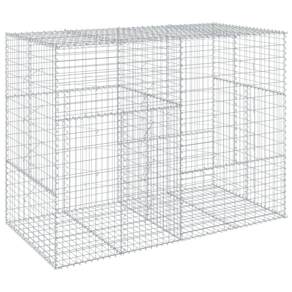 Gabiono krepšys su dangčiu, 200x100x150cm, galvanizuota geležis Gabiono krepšys su dangčiu, 200x100x150cm, galvanizuota geležis - Image 5