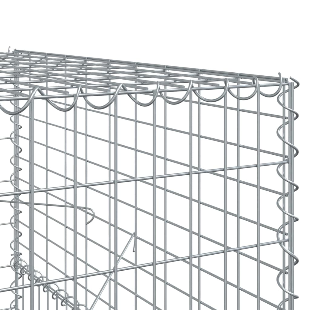 Gabiono krepšys su dangčiu, 200x100x150cm, galvanizuota geležis Gabiono krepšys su dangčiu, 200x100x150cm, galvanizuota geležis - Image 6