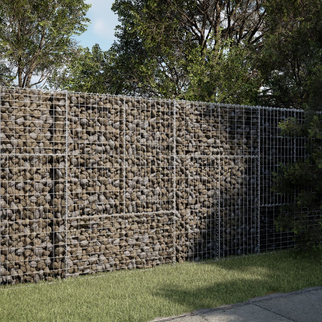 Gabiono krepšys su dangčiu, 200x100x150cm, galvanizuota geležis Gabiono krepšys su dangčiu, 200x100x150cm, galvanizuota geležis - Image 2