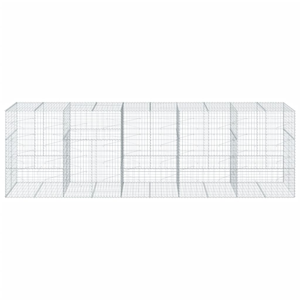 Gabiono krepšys su dangčiu, 500x100x150cm, galvanizuota geležis Gabiono krepšys su dangčiu, 500x100x150cm, galvanizuota geležis - Image 3