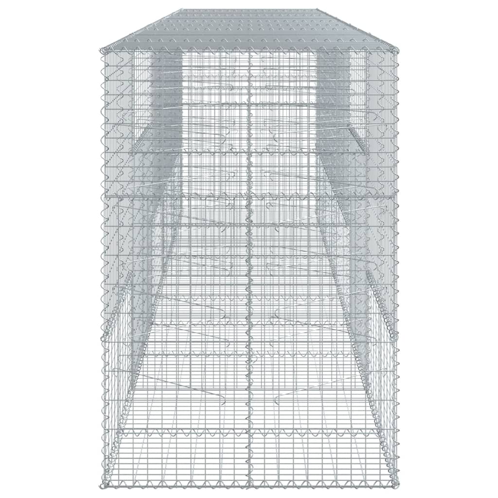 Gabiono krepšys su dangčiu, 500x100x150cm, galvanizuota geležis Gabiono krepšys su dangčiu, 500x100x150cm, galvanizuota geležis - Image 4