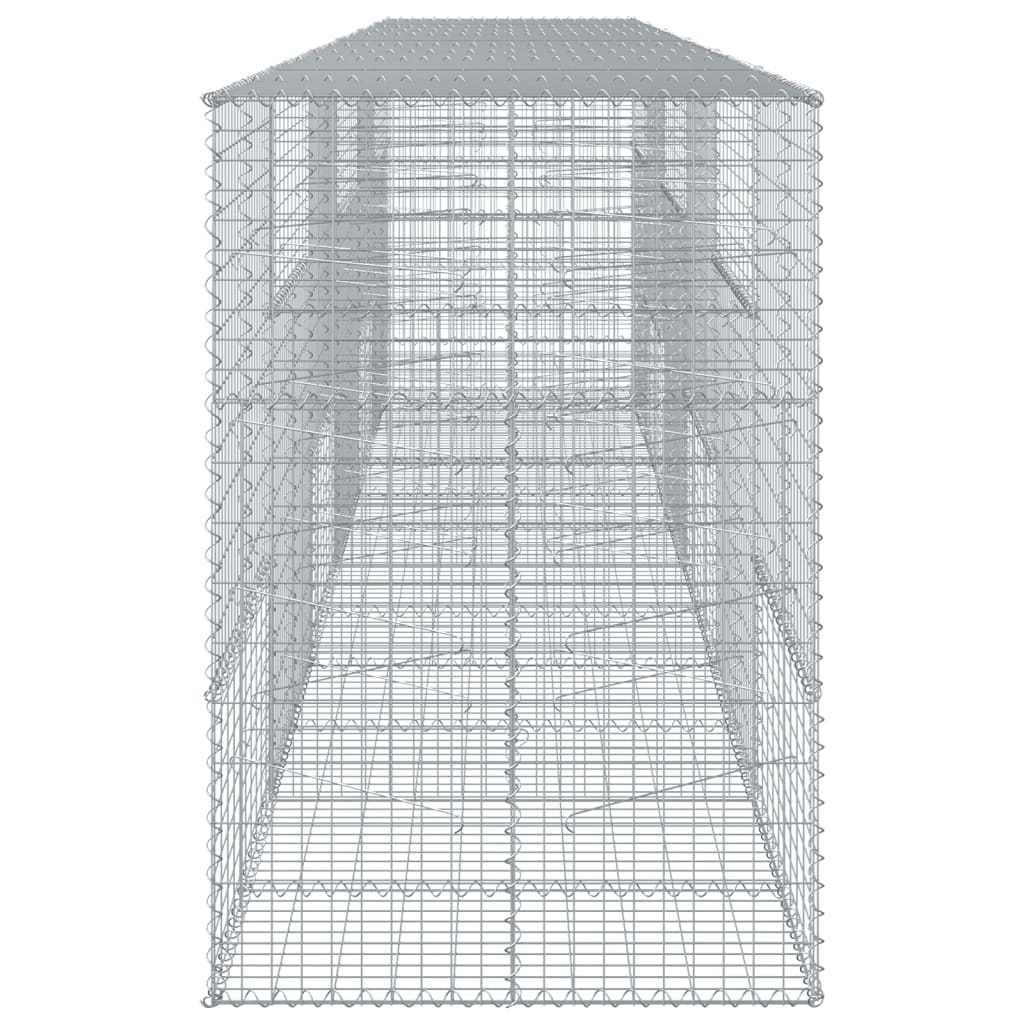 Gabiono krepšys su dangčiu, 600x100x150cm, galvanizuota geležis Gabiono krepšys su dangčiu, 600x100x150cm, galvanizuota geležis - Image 4