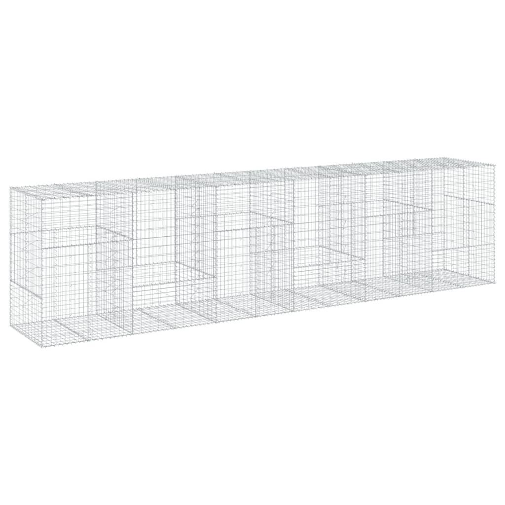 Gabiono krepšys su dangčiu, 600x100x150cm, galvanizuota geležis Gabiono krepšys su dangčiu, 600x100x150cm, galvanizuota geležis - Image 5
