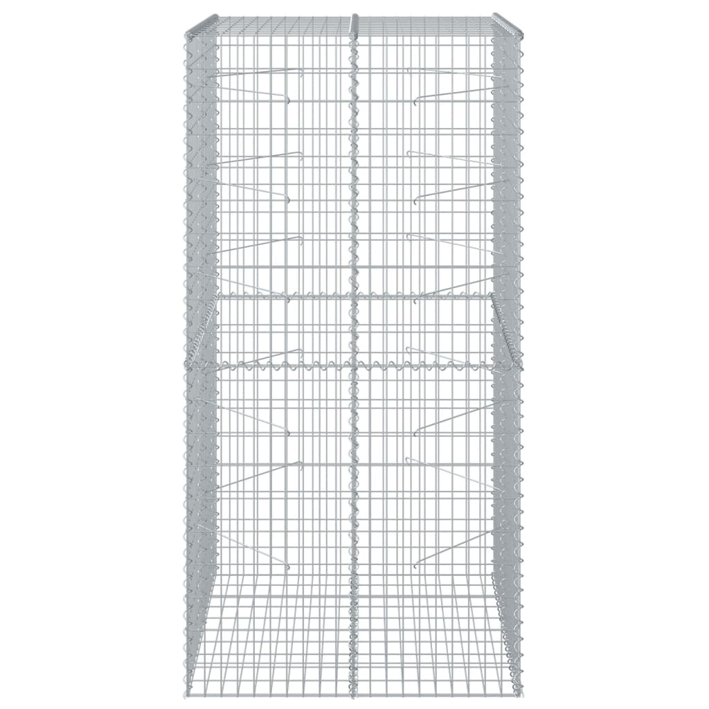 Gabiono krepšys su dangčiu, 100x100x200cm, galvanizuota geležis Gabiono krepšys su dangčiu, 100x100x200cm, galvanizuota geležis - Image 3
