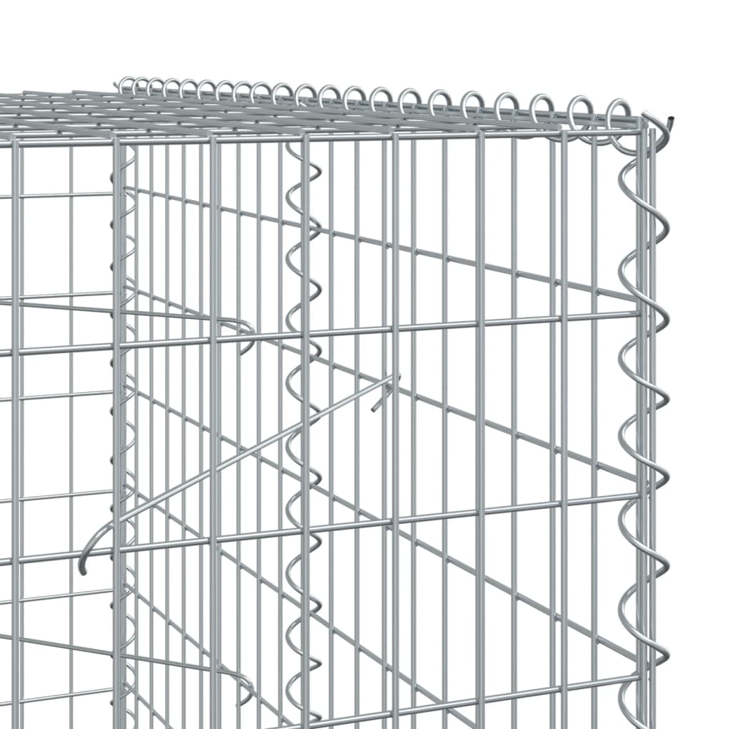 Gabiono krepšys su dangčiu, 150x100x200cm, galvanizuota geležis Gabiono krepšys su dangčiu, 150x100x200cm, galvanizuota geležis - Image 6
