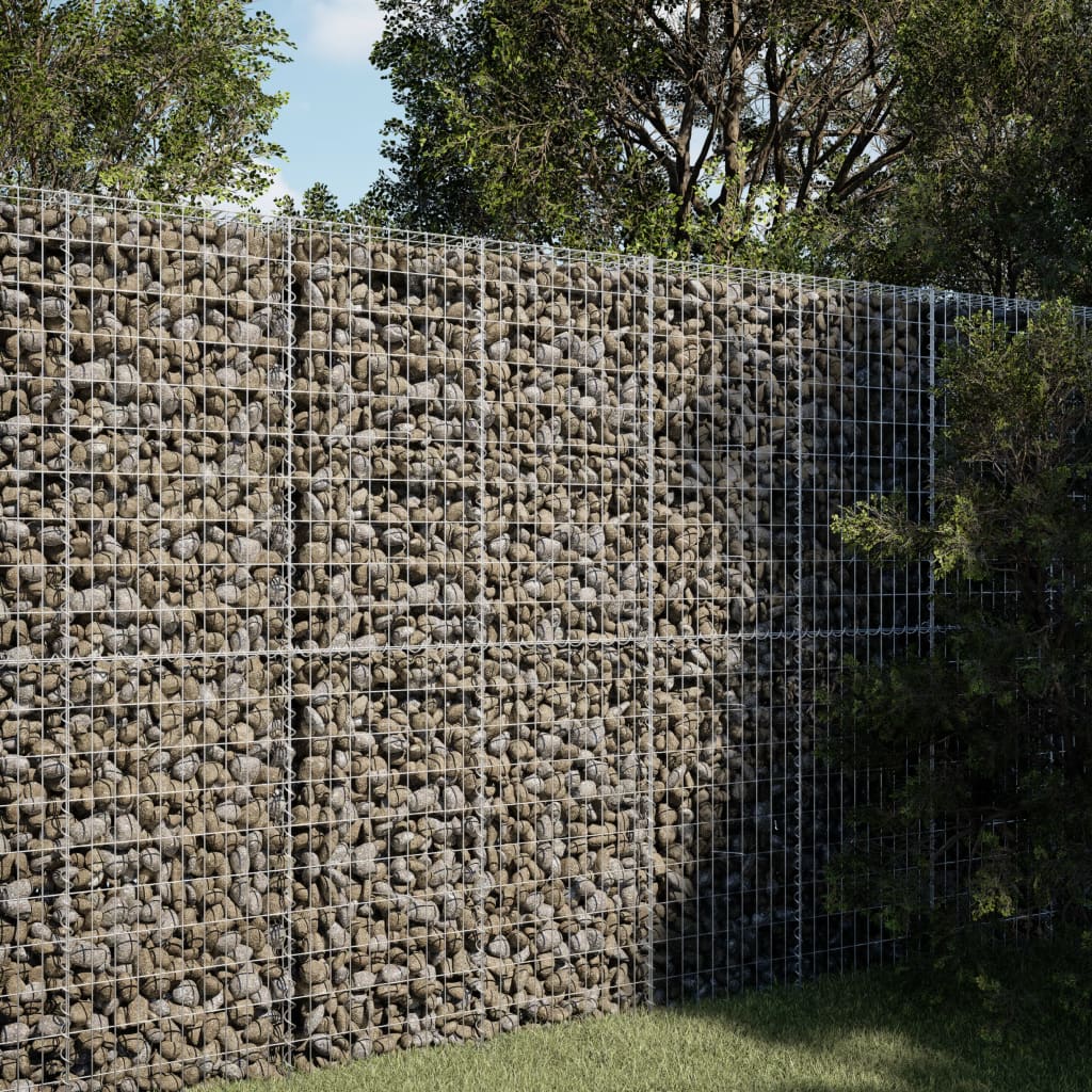 Gabiono krepšys su dangčiu, 150x100x200cm, galvanizuota geležis Gabiono krepšys su dangčiu, 150x100x200cm, galvanizuota geležis - Image 2